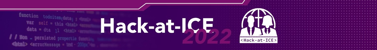 Hack-at-ICE 2022 banner